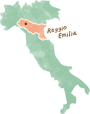 レッジョエミリア地図